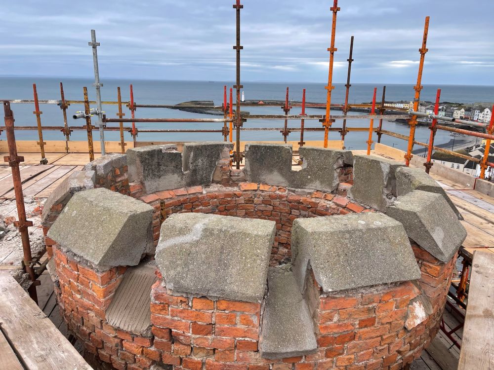 Construction works on a listed building