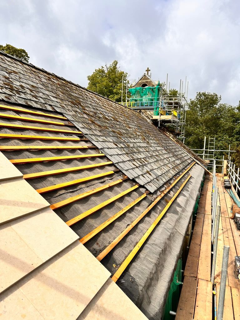 Site photograph from a conservation architecture project — needs review